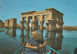 ASSWAN - General View Of  Isis Temple Ot Philae, Partially Covered Unfer Nile's  Flood. - Aswan