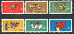 DDR / E. GERMANY 1977 Youth Spartakiad MNH / **.  Michel 2241-46 - Unused Stamps