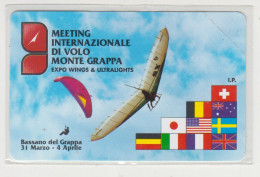 Italia P172 Meeting Intern, Di Volo Monte Grappa Lire 2.000 Nuova - Private-Omaggi
