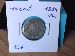 België Leopold II 10 Cent 1894 Vl. (Morin 237) - 10 Cent