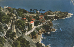 06 .n° 25204. Cap D Ail . La Pointe Des Douaniers Et Le Terrain De Camping. Vue Generale. Carte Postale Photo. Cpsm . - Cap-d'Ail