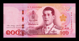 Tailandia Thailand 100 Baht 2018 Pick 137b(4) Sc Unc - Thailand