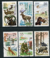 DDR / E. GERMANY 1977 Hunting Used.  Michel 2270-75 - Gebraucht