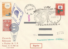 Poland Post - Balloon PBA.1960.poz.syr.02: National Competitions Poznan Syrena - Palloni