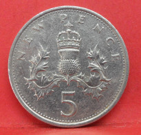 5 Pence 1980 - TB - Pièce Monnaie Grande-Bretagne - Article N°2773 - 5 Pence & 5 New Pence