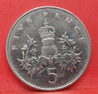 5 Pence 1989 - TTB - Pièce Monnaie Grande-Bretagne - Article N°2775 - 5 Pence & 5 New Pence