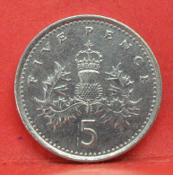 5 Pence 1994 - TTB - Pièce Monnaie Grande-Bretagne - Article N°2778 - 5 Pence & 5 New Pence