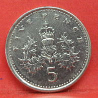 5 Pence 1997 - TTB - Pièce Monnaie Grande-Bretagne - Article N°2779 - 5 Pence & 5 New Pence
