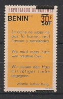 BENIN - 2009 - N°Mi. 1589 - Luther King 50F / 30F - Neuf** / MNH / Postfrisch - Martin Luther King