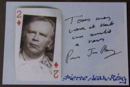 Pierre Jean REMY - Dédicace - Hand Signed - Autographe Authentique - - Ecrivains