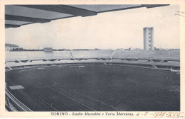 21349 " TORINO-STADIO MUSSOLINI E TORRE MARATONA " -VERA FOTO-CART. POST. SPED.1939 - Stadien & Sportanlagen