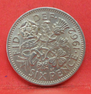 6 Pence 1962 - SUP - Pièce Monnaie Grande-Bretagne - Article N°2807 - H. 6 Pence