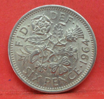 6 Pence 1964 - SUP - Pièce Monnaie Grande-Bretagne - Article N°2810 - H. 6 Pence
