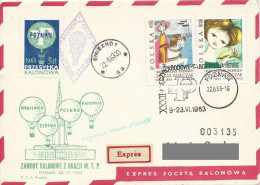 Poland Post - Balloon PBA.1963.poz.poz.04: Competition For The Poznan Fair Cup - Palloni