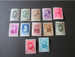 Nr 573/82A - Historische Portretten Europese Vorsten - MNH**- Cote € 17- 2 Scans - Unused Stamps