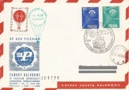 Poland Post - Balloon PBA.1965.poz.poz.10: Competition For The Poznań Fair - Globos