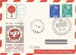 Poland Post - Balloon PBA.1965.poz.syr.07: Competition For The Poznań Fair SYRENA - Balloons