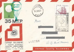 Poland Post - Balloon PBA.1966.poz.kat.13: Competition For The Poznań Fair KATOWICE - Balloons