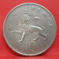 10 Pence 1973 - TTB - Pièce Monnaie Grande-Bretagne - Article N°2820 - 10 Pence & 10 New Pence