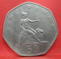 50 Pence 1969 - TTB - Pièce Monnaie Grande-Bretagne - Article N°2836 - 50 Pence