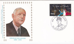 Thème De Gaulle - France - Enveloppe - De Gaulle (General)