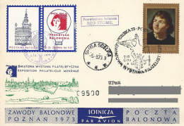 Poland Post - Balloon PBA.1973.poz.sto.A04: Competitions Poznan 73 STOMIL - Ballonnen