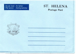 68026 - St Helena - 1982 - "Postage Paid" GAAerogramm, Ungebraucht - Isla Sta Helena