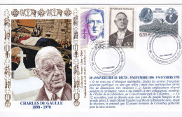 Thème De Gaulle - France - Enveloppe - De Gaulle (General)