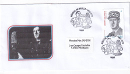 Thème De Gaulle - France - Enveloppe - De Gaulle (General)