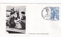 Thème De Gaulle - France - Enveloppe - De Gaulle (Général)