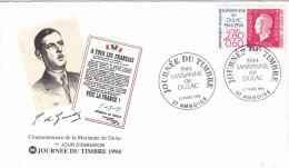 Thème De Gaulle - France - Enveloppe - De Gaulle (General)