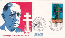 Thème De Gaulle - France - Enveloppe - De Gaulle (Général)