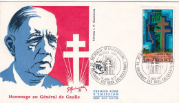 Thème De Gaulle - France - Enveloppe - De Gaulle (General)