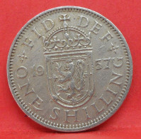 1 Shilling 1 Lion 1957 - TB - Pièce Monnaie Grande-Bretagne - Article N°2870 - I. 1 Shilling
