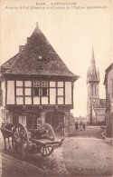 Lanvollon * Rue , Ancien Hôtel Kératry Et Clocher De L'église Paroissiale * Attelage - Lanvollon