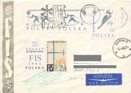 Poland Post - Glider PSZ.1962.zak.B03: Sport Zakopane FIS World Ski Championships - Zweefvliegers