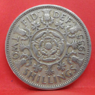 2 Shillings 1955 - TB - Pièce Monnaie Grande-Bretagne - Article N°2883 - J. 1 Florin / 2 Schillings