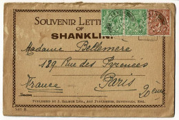 Lettre Réservoir "Souvenir Of Shanklin" Dépliant De 6 Vues, Format Cartes Postales - Circulé 1931 - Shanklin