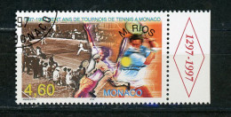 MONACO : TENNIS  - N° Yvert 2110 Obli. - Usati