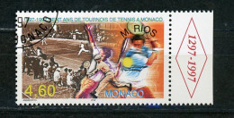 MONACO : TENNIS  - N° Yvert 2110 Obli. - Used Stamps