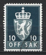 Norway 1955. Scott #O66 (U) Coat Of Arms - Service