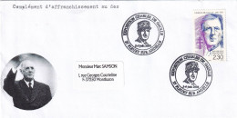 Thème De Gaulle - France - Enveloppe - De Gaulle (Général)