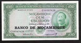 MOZAMBIQUE P117  100  ESCUDOS     (1976)   UNC. - Mozambique