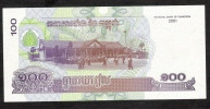 CAMBODIA   P53  100   RIELS     2001    UNC. - Cambodia