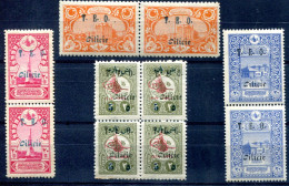 Cilicie          Promotion   58-60-68-69 Paires Un Timbre *, Un Timbre ** - Unused Stamps