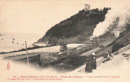 St Brieuc , Tour De Cesson * Train Passant Sous Le Tunnel * Ligne Chemin De Fer * Locomotive Machine - Saint-Brieuc