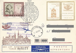 Poland Post - Glider PSZ.1973.tor.D05: Torun Copernicana BOCIAN - Zweefvliegers