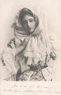 Jeune Femme Avec Un Voile Reutlinger Paris Cachet 1901 - Donne