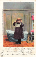 Fillette Dans Sa Chambre Fille Mädchen Ed. Kunzli Zürich 1901 - Scènes & Paysages