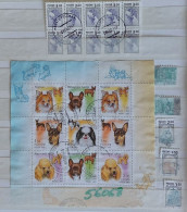 Russia, Used Stamps Incl Sheet DOGS - Used Stamps